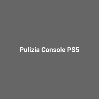 Pulizia Console PS5